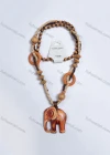 Wholesale Vintage Elephant Wood Beads Necklace - Liuhuamall