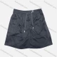 Wholesale Men's Casual Plain Patch Pocket Drawstring Elastic Waist Shorts 71201# Dim Gray Clothing Wholesale Market Liuhua