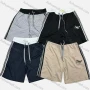 Wholesale Men's Casual Plain Contrast Patch Pocket Drawstring Elastic Waist Shorts 71010# preview