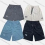 Wholesale Men's Casual Plain Patch Pocket Drawstring Elastic Waist Shorts 71006# preview