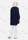 Wholesale Women's Casual Plain Ruched Buttons Down Long Sleeve Blouse 1371# - Liuhuamall