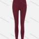 Wholesale Women's Sporty Plain High Waist Side Pocket Mesh Elastic Leggings 19# Clothing Wholesale Market Liuhua
