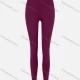 Wholesale Women's Sporty Plain High Waist Side Pocket Mesh Elastic Leggings 45# Clothing Wholesale Market Liuhua