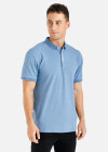 Wholesale Men's Classic Fit Short Sleeve Button Front Plain Polo Shirts - Liuhuamall