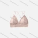 Wholesale Women's Pull-on Spaghetti Strap Cross Back Lace Lingerie Bra Pink Clothing Wholesale Market Liuhua