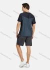 Wholesale Men's Athletic Short Sleeve Colorblock Running T-shirts - Liuhuamall