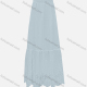 Wholesale Women's Elegant 100%Cotton Plain Splicing Eyelet Embroidered Ruched Maxi Skirt SC3649# Sky Blue Guangzhou Clothing Wholesale Market & Suppliers -LIUHUAMALL