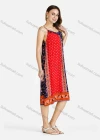 Wholesale Women's Vintage Floral Print Spaghetti Strap Cami Dress - Liuhuamall