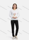 Wholesale Women's Long Sleeve 3D Floral Waffle Pullover Sweatshirt 2021-4# - Liuhuamall