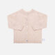 Baby's Plain Long Sleeve Round Neck Button Front Sweater Cardigan Lavender Blush Clothing Wholesale Market -LIUHUA
