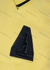 Wholesale Boys Casual Plain Striped Trim Zigzag Metal Embroidery Quarter Zip Polo Shirt - Liuhuamall