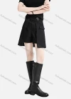Wholesale Women's Casual High Waist Plain Skorts - Liuhuamall