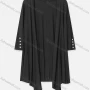 Wholesale Women's Causal Plain Long Sleeve Open Front Mid Length Cardigan preview