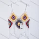 Wholesale Women's Bohemian Crochet Fringe Sleeveless Vest 2 Piece Set #2674+#X22 White Clothing Wholesale Market Liuhua
