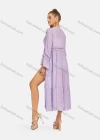 Wholesale Women's Casual Long Sleeve Embroidery Hollow Out Tie Front Long Robe Cardigan B113# - Liuhuamall