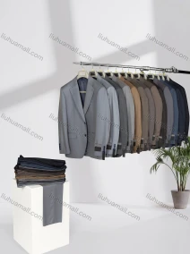 Wholesale Men's Business Lapel Single Breasted Plain Flap Pockets Blazer Jacket & Pants 2 Piece Set 12088#, LIUHUA CLOTHING WHOLESALE