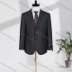 Wholesale Men's Formal Lapel Single Breasted Plain Flap Pockets Blazer Jacket D2993# Dim Gray Clothing Wholesale Market Liuhua