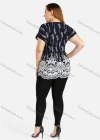Wholesale Women's Plus Size Floral Print Comfy Casual Short Sleeve Tee - Liuhuamall