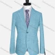 Wholesale Men's Formal Lapel Allover Plaid Print Long Sleeve Two Button Blazer Jackets 9101# 1# Clothing Wholesale Market Liuhua