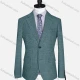 Wholesale Men's Formal Lapel Allover Plaid Print Long Sleeve Two Button Blazer Jackets 9101# 2# Clothing Wholesale Market Liuhua