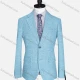 Wholesale Men's Formal Lapel Allover Plaid Print Long Sleeve Two Button Blazer Jackets 9125# 1# Clothing Wholesale Market Liuhua