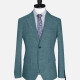Men's Formal Lapel Allover Plaid Print Long Sleeve Two Button Blazer Jackets 9125# 2# Clothing Wholesale Market -LIUHUA