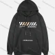 Wholesale Men's Autumn Oversized Letter Print Kangaroo Pocket Drawstring Hoodie Black Guangzhou Clothing Wholesale Market & Suppliers -LIUHUAMALL