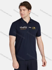 Wholesale Men's Casual Labelled Short Sleeve Polo Shirts 82001#, LIUHUA CLOTHING WHOLESALE