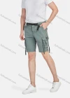 Wholesale Men's Casual Plain Release Buckle Drawstring Multiple Pockets Cargo Shorts 9301# - Liuhuamall