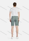 Wholesale Men's Casual Plain Release Buckle Drawstring Multiple Pockets Cargo Shorts 9301# - Liuhuamall