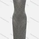 Wholesale Women's Vacation Plain Hollow Out Splicing Cover Up Tank Dress L2614# 502 Clothing Wholesale Market Liuhua