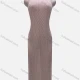 Wholesale Women's Vacation Plain Hollow Out Splicing Cover Up Tank Dress L2615# 525 Clothing Wholesale Market Liuhua