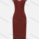 Wholesale Women's Vacation Plain Hollow Out Splicing Cover Up Tank Dress L2616# 518 Clothing Wholesale Market Liuhua