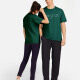 Unisex 100%Cotton Classic T-Shirt Short Sleeve Round Neck Letter Print Tee 2100# Cadmium Green Clothing Wholesale Market -LIUHUA