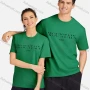 Wholesale Unisex 100%Cotton Classic T-Shirt Short Sleeve Round Neck Letter Print Tee 2100# preview