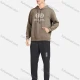 Wholesale Unisex 100%Cotton Graphic Lightweight Hoodies Long Sleeve Drawstring Pullover Sweatshirts With Pockets 681# Coffee Guangzhou Clothing Wholesale Market & Suppliers -LIUHUAMALL