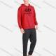 Wholesale Unisex 100%Cotton Graphic Lightweight Hoodies Long Sleeve Drawstring Pullover Sweatshirts With Pockets 681# Red Guangzhou Clothing Wholesale Market & Suppliers -LIUHUAMALL