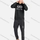 Wholesale Unisex 100%Cotton Graphic Lightweight Hoodies Long Sleeve Drawstring Pullover Sweatshirts With Pockets 681# Black Guangzhou Clothing Wholesale Market & Suppliers -LIUHUAMALL