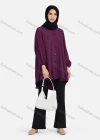 Wholesale Women's Casual Plain Ruched Buttons Down Long Sleeve Blouse 1371# - Liuhuamall
