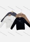 Wholesale Men's Casual Crew Neck Long Sleeve Embroidery Letter Sweatshirts - Liuhuamall