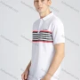 Wholesale Men's Casual Cotton Short Sleeve Striped Polo Shirt preview