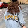 Wholesale Women's Fashion Long Sleeve Back Letter Embroidery Distressed Denim Jacket preview