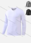Wholesale Men's Mock Neck Long Sleeve Hot Stamping Letter Plain Athletic Sweatshirt 910# - Liuhuamall