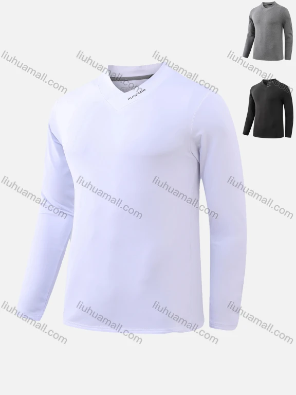 Wholesale Men's Mock Neck Long Sleeve Hot Stamping Letter Plain Athletic Sweatshirt 910#