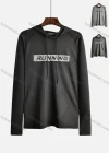 Wholesale Men's Workout Long Sleeve Hooded Slogan Striped Light Drawstring Pullover Hoodie 2089# - Liuhuamall