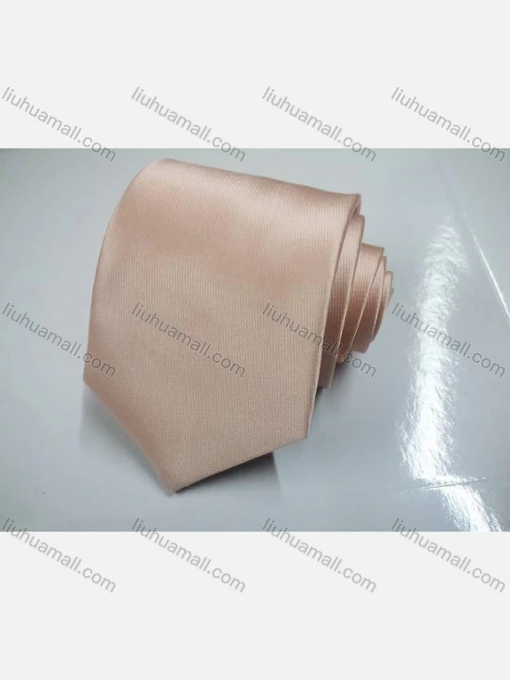 Wholesale Men's Basics Classic Plain Satin Tie & Pocket Square & Pair Cufflinks Sets