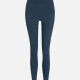 Women's Sporty High Waist Hollow Out Plain Legging Dark Slate Gray Clothing Wholesale Market -LIUHUA