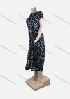 Wholesale Women's African Plus Size Crew Neck Short Sleeve Pockets Loose Fit Dress 8815# - Liuhuamall