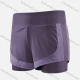 Wholesale Women's Athletic Workout Breathable Quick Dry High Waist Shorts WX22501# Purple Clothing Wholesale Market Liuhua