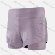 Wholesale Women's Athletic Workout Breathable Quick Dry High Waist Shorts WX22501# Lavender Clothing Wholesale Market Liuhua